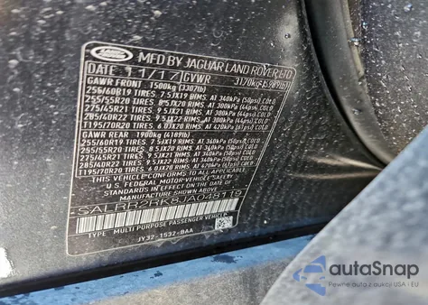 2018 Land Rover Discovery Hse from USA, damaged, VIN SALRR2RK8JA048119
